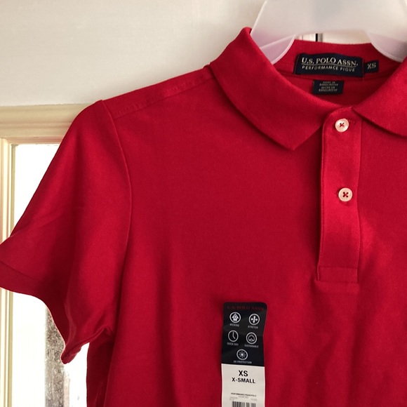 US POLO ASSN. RED POLO SHIRT - Picture 15 of 17